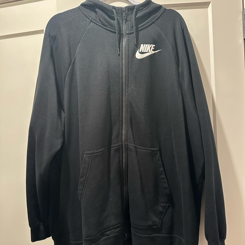 Nike Black Zip-Up Hoodie